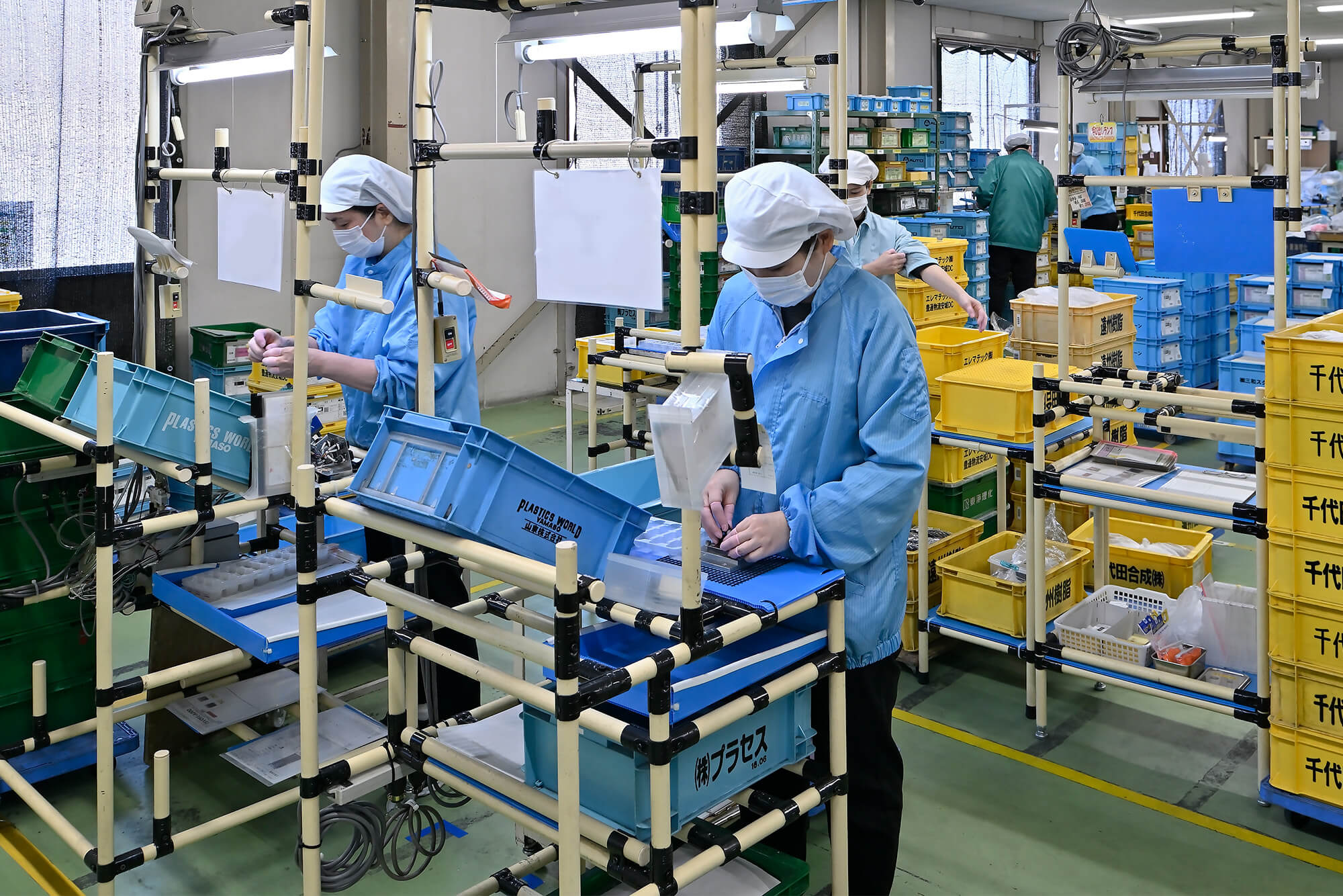 株式会社オオサワで働く様子